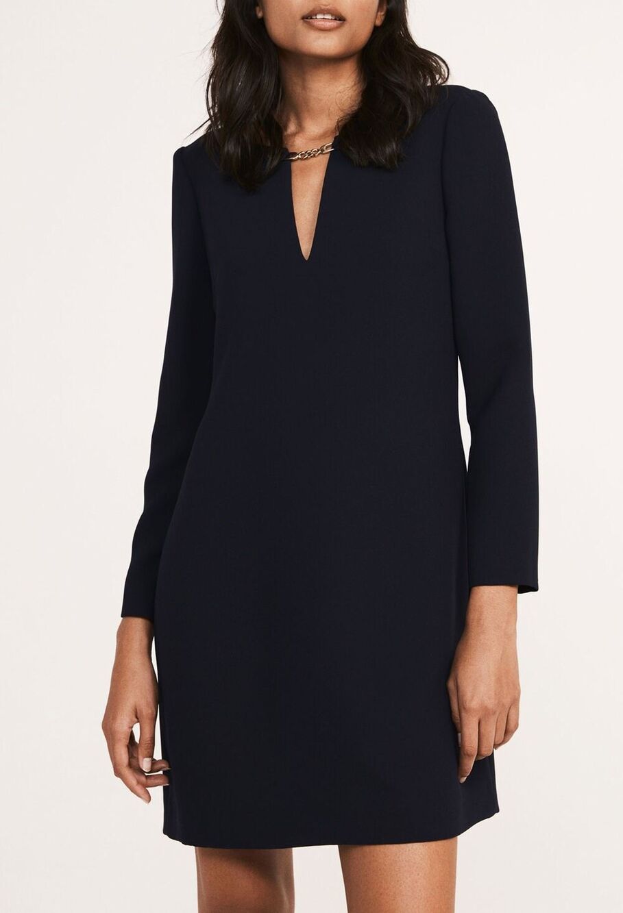 Claudie Pierlot Paris Riopa Dress in Navy Blue Size 36